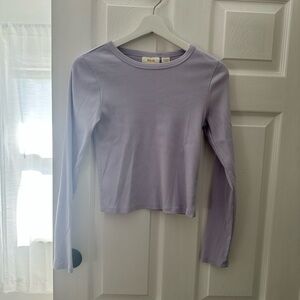 Maeve by Anthropologie - ribbed long sleeve top - medium